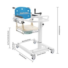 Patient Lift Transfer Chair For Elderly Nursing Wheelchair to Car Transport Lift