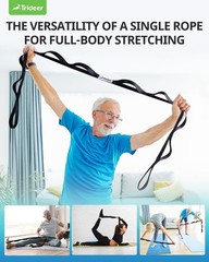 Stretching Strap Yoga Strap for Physical Therapy Stretch Out Straps for Home ..