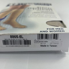 Truform 8865-5L 5XL Below Knee Closed Toe Stockings 20-30*mmHg Compression Beige