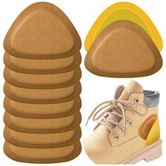 4 Pair Leather Boots Heel Grips Liner Cushions, Shoe Filler Inserts for Brown