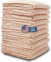 100 Disposable Incontinence Underpads 30×36 Large Quilted Bed Pads Pee Pads