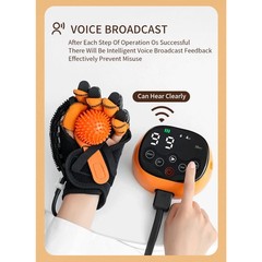 Robotic Hand Training Glove Heated Rechargeable Voice Control Individual Finger