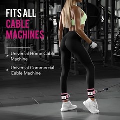 Adjustable Ankle Straps for Cable Machines – Ultimate Workout Comfort
