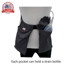 Mastectomy Drainage & Shower Pouch, Dark Gray | Post Mastectomy Support