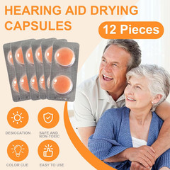 12-Pack Hearing Aid Dryer Capsules C&C Drying Dehumidifier Caps Accessories f…