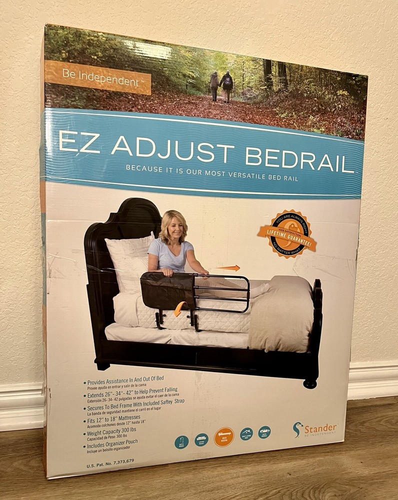 ✅Stander EZ Adjust Bed Rail Adjustable Senior Bedrail & Bedside Standing Assist