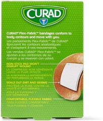 Curad Flex Fabric Spot Adhesive Bandages, Bandage Diameter is 7/8″ 7/8"