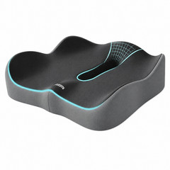 Memory Foam Ergonomic Seat Cushion Office Chair Back & Sciatica Relief