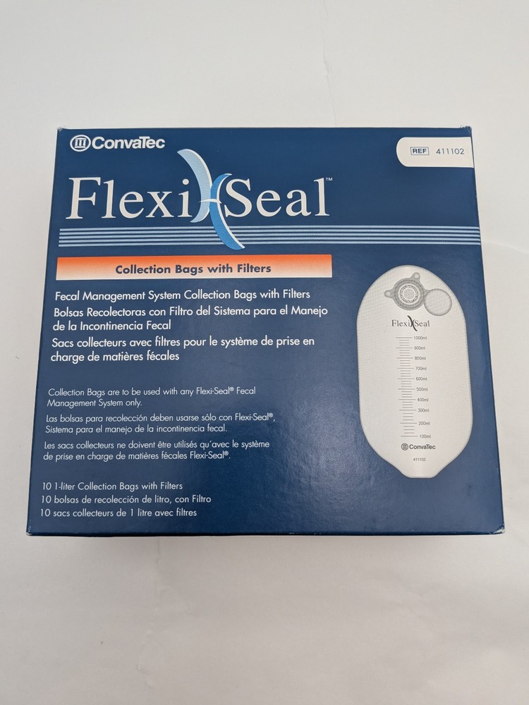 Flexi-Seal FMS Collection Bag with Charcoal Filter [Box of 5] 411102 No Exp