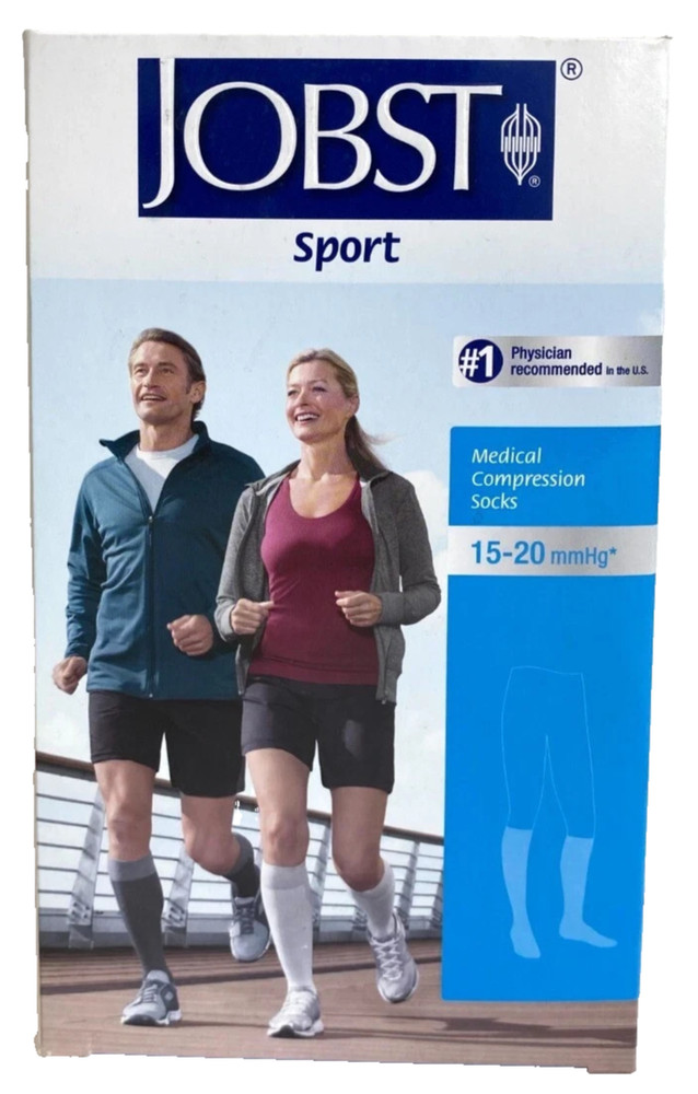 JOBST Sport Knee High 15-20 mmHg Closed Toe