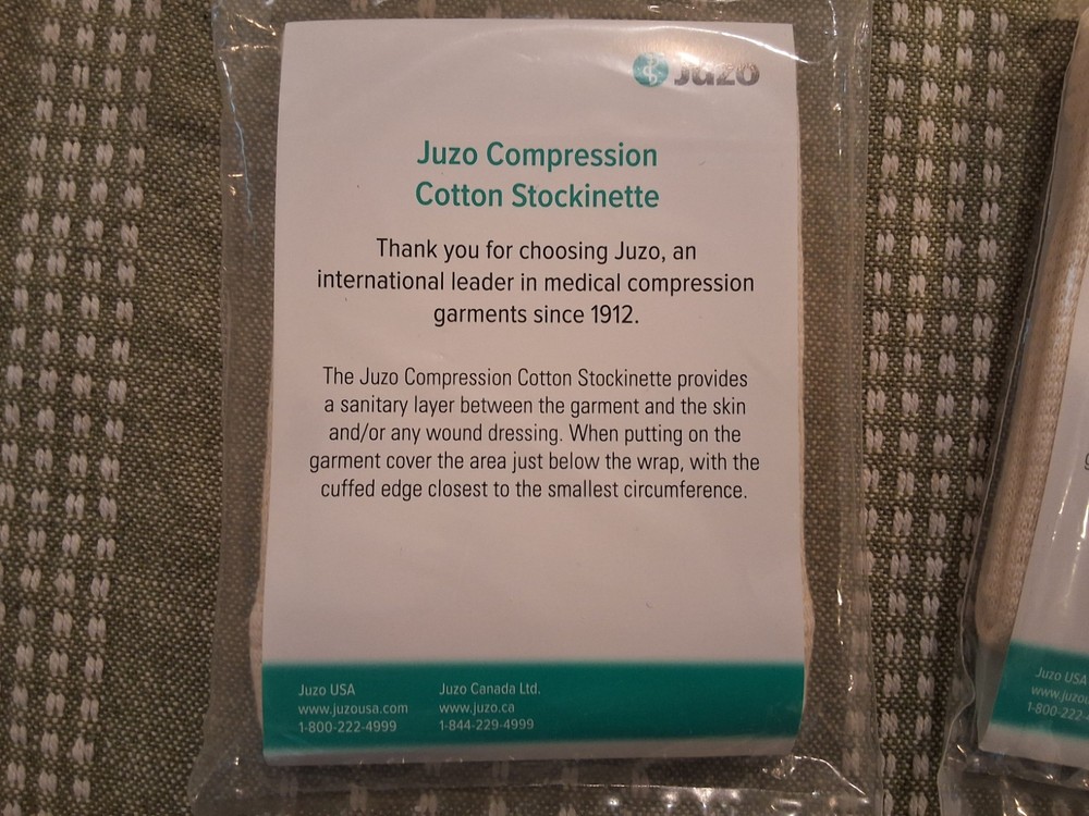 Juzo Compression Cotton Stockinette Wrap 6081PC 4x20in New 5 available