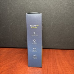 Audien Atom One OTC Hearing Aids Wireless, Rechargeable, Beige (0002) New
