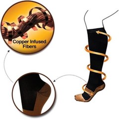 Support Stockings for Men & Women- 3X Everyday Use Copper Compression Socks