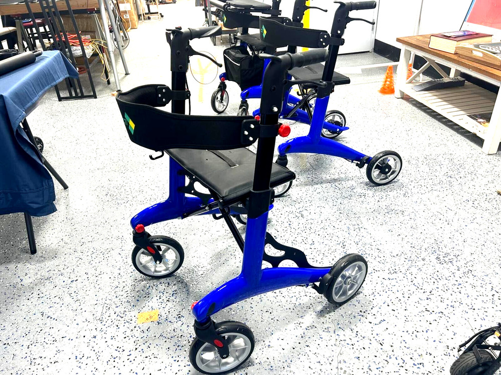 Carbon Fiber Rollator Electric Brake Reduce Hand Stress-CTI One W102 PB
