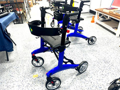 Carbon Fiber Rollator Electric Brake Reduce Hand Stress-CTI One W102 PB