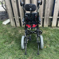 Zippie TS Tilt-in-Space Folding Pediatric Wheelchair W/ Freedom Designs Seat