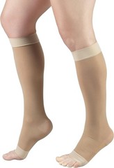 Open Toe Sheer Compression Stockings 15-20 mmHg – Comfortable & Fashionable