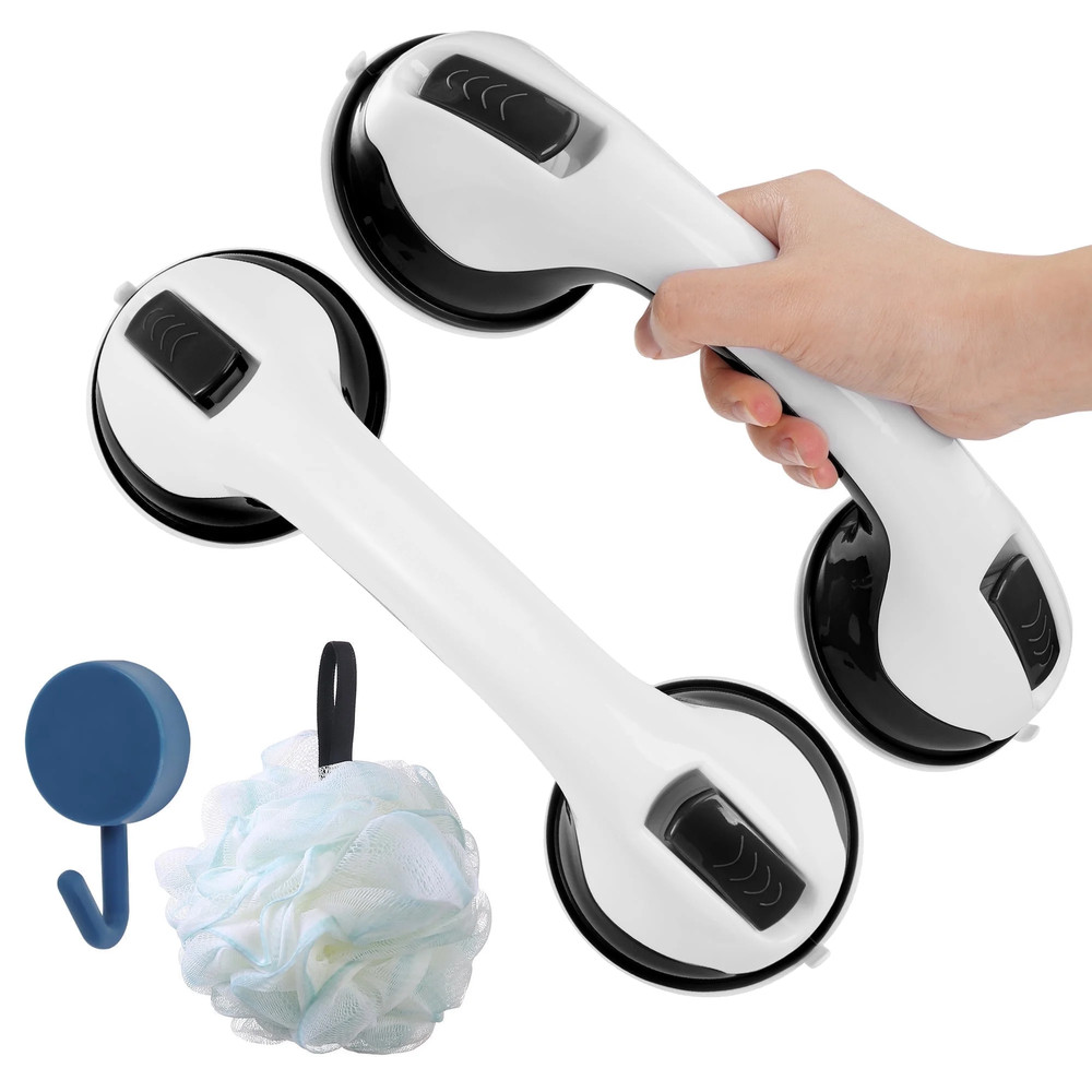 2 Pack Bathroom Grab Bars Shower Safety Handles Elderly Anti Slip Kit