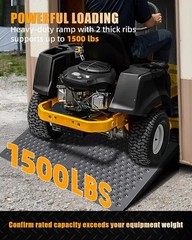 2PCS 29x24in Shed Ramp for Riding Mower 1500lb Metal Lawn Mower Ramp for Tractor