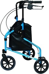 Lumex 3-Wheel Walker for Seniors, Foldable & Lightweight for Small & Tight Space