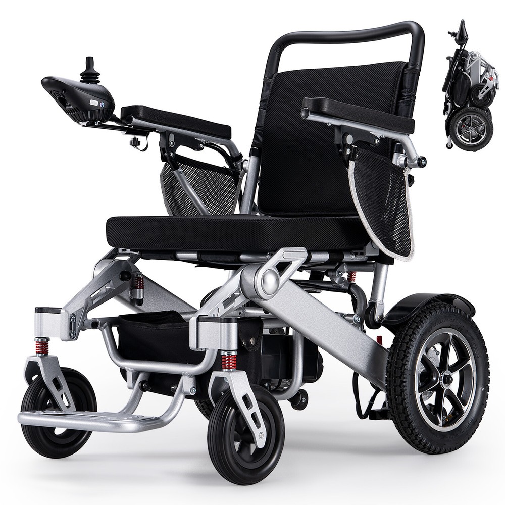 330 lb Capacity Intelligent Foldable Electric Wheelchair All Terrain Scooters US