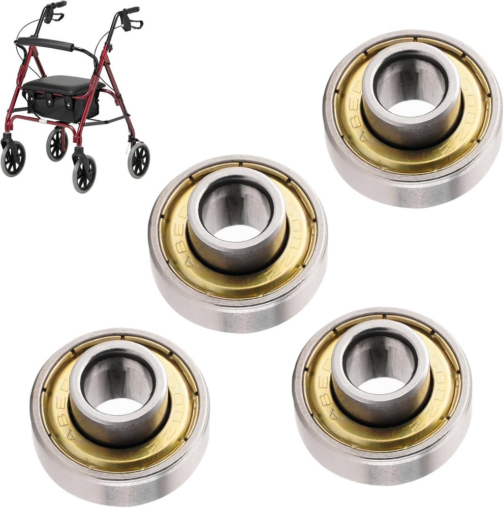 Rollator Caster Wheel Bearings Replacement for Wheelchair Transport Chair