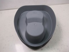 Lot of 10 Medline Durafit Contour Bedpans DYND80290 Graphite Stackable