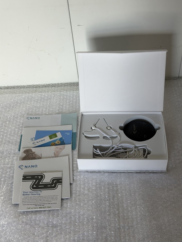 Nano RX2000 Hearing Aid Parts No Hearing Aid Just The Charger The Cords Etc