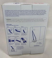 Walgreens Neck Stretcher Portable Reusable Adjustable Strap NEW w/ Carry Bag