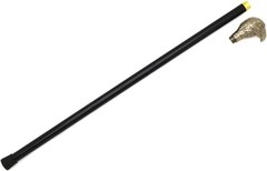 34.5-Inches Walking Cane Pewter Handle W/ Small Storage NO Blade