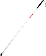 Folding Aluminum Walking Cane For Blind – 4-Section Reflective Red Lightweight