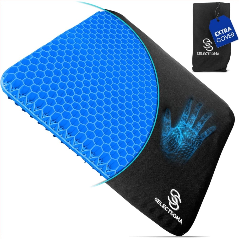 Enhanced Gel Cushion for Sciatica and Tailbone Pain | Breathable and Comfortable