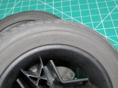 Low Hour OEM Pride Go-Chair Med PAIR 9″x3″ FLAT-FREE Drive Wheels Tires