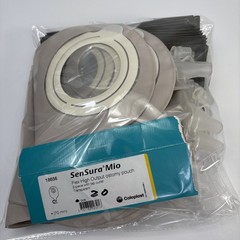 20 Coloplast 18656 SenSura Mia Flex High Output Pouches Yellow Stripe New in Bag