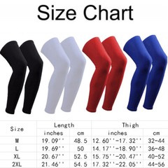 Compression Long Sleeve Support Leg Knee Brace Socks Sport Pain Relief Men Women