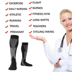 [15-20-30mmHg] Compression Socks/Stockings, Medical Firm Gradient Compression