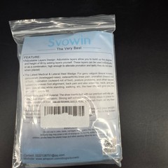 Svowin Adjustable Supination Overpronation Heel Wedge Inserts Medial Lateral New