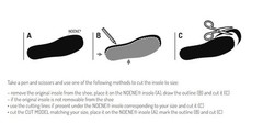NOENE Sport Invisible SOS1 Insoles Antishock, for Sports, US W 11-17 M 9.5-16