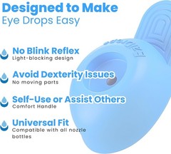 EziDrops Eye Drop Dispenser for Elderly – Suitable for All Ages – Easy-to-Use Ey