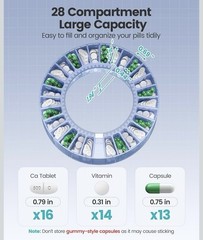 New In Box Automatic Pill Dispenser Digital Timer