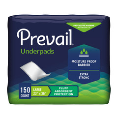 Prevail Underpad 23″ X 36″ Fluff Light Absorbency