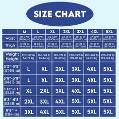 NEW Reusable Incontinence Underwear Men’s Washable Boxer Briefs Protech Dry XXL