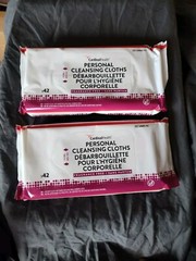 Personal Care Wipes, 2 packages, New