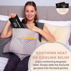 Hysterectomy Recovery Pillow W/ Adjustable Straps Gel Packs Post Surgery Comfort
