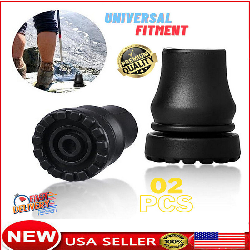 2pcs Cane Tips 3/4 Inch Heavy Duty Rubber Cane Tips, Walking Cane Tips Replaceme
