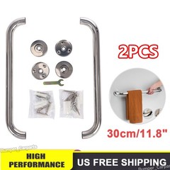 2 Pack Stainless Steel Shower Grab Bar Bathroom Safety Shower Handle
