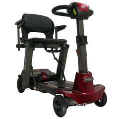 Enhance Mobility Transformer – 4 Wheel Power Folding Scooter Red model MJ101
