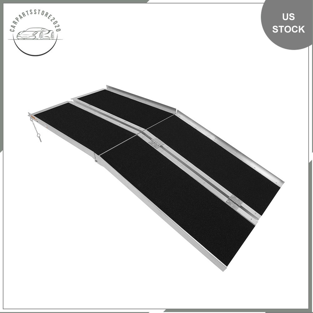10 Ft 600 Lb Multi Fold Breifcase Aluminum Wheelchair Ramp Rated Tool