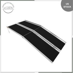 10 Ft 600 Lb Multi Fold Breifcase Aluminum Wheelchair Ramp Rated Tool