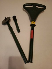 Adjustable Folding Cane w/ Carrying Case, Easy Fold And Extend, Up To 37 Inch (N